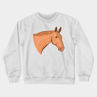 Chestnut Horse Crewneck Sweatshirt